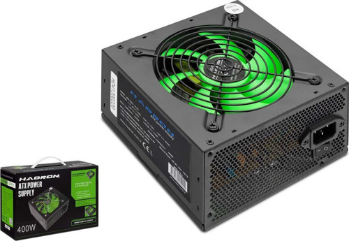 HD411 1x4+4 12V + 2x6+2 PCI-E + 2xIDE + 4xSATA 12cm Fanlı 400w ATX Güç Kaynağı - Siyah