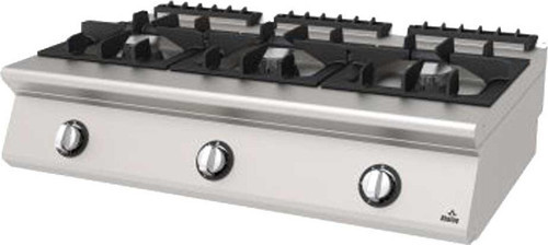 AGO-1273 T Ocak Setüstü 3 Bekli· 1200x730x300 mm Lpg/Ng