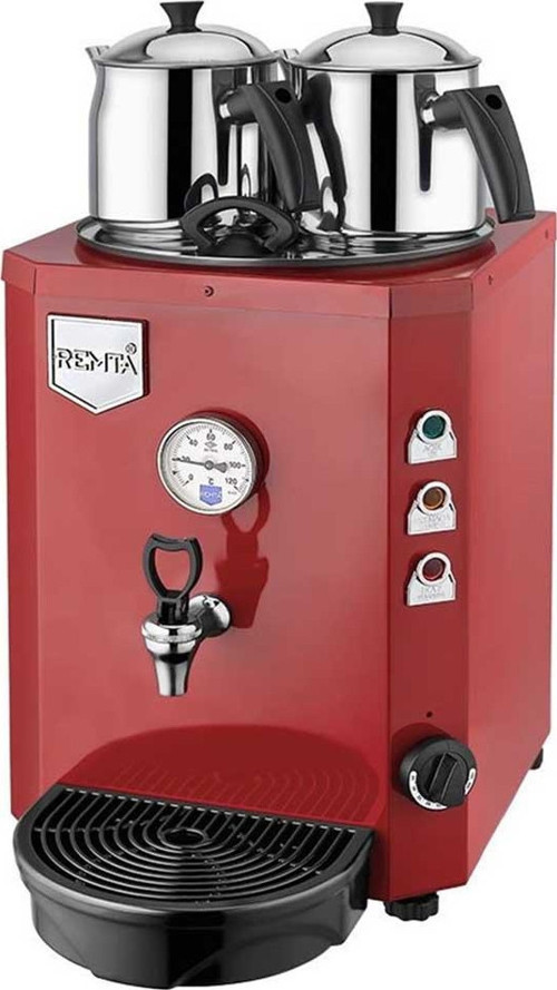 Jumbo Çay Makinesi 13 litre 2 demlik dahil Şamandıralı (Damacana) Kırmızı