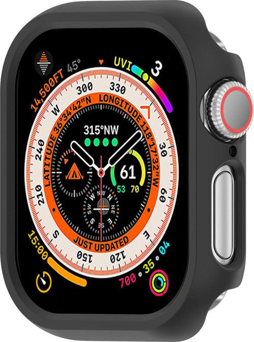 Apple Watch 10. Nesil 42mm Uyumlu Rubber Sert Plastik Koruma Kasa Kılıfı