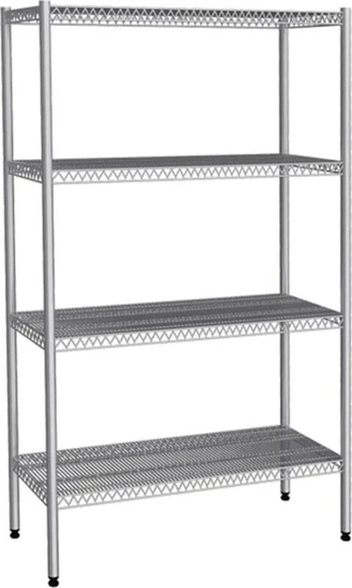 Tel Raf-4 katlı-inox 201-76x36x160 cm