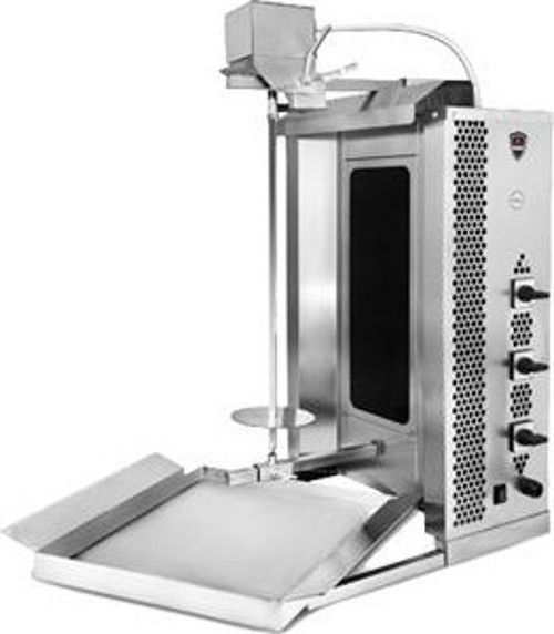 MED-02 2li Üstten Motorlu Döner Ocağı Elektrikli