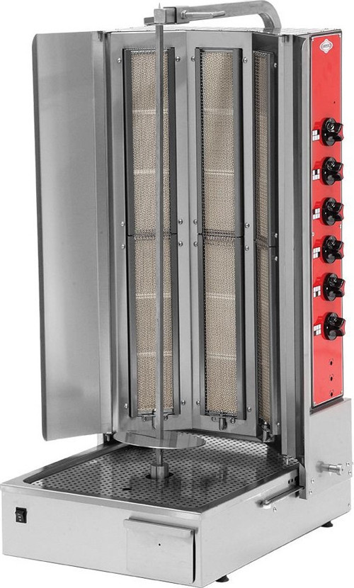 EMP.DN.150-3R Gazlı Döner Ocağı - Alttan Motorlu