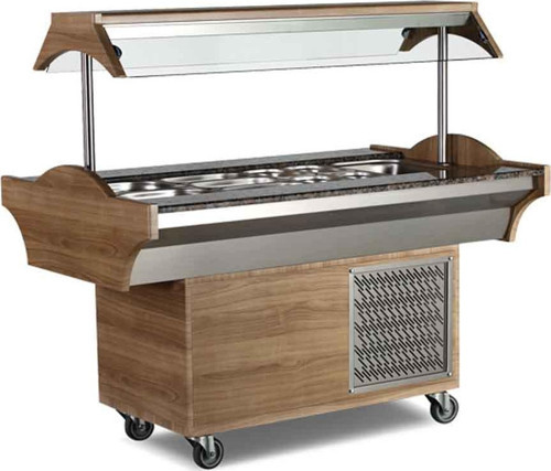 EMP.SB.03 Soğutmalı Salat Bar 3X1/1 GN, 118x89x137 cm