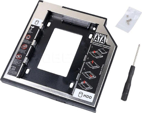 1647 9,5mm 2,5" SSD HDD Sabit Disk Sürücü Sata 3 Çerçeve SSD/SATA Harddisk Yuvas Bu Cihaz DVD Yerine