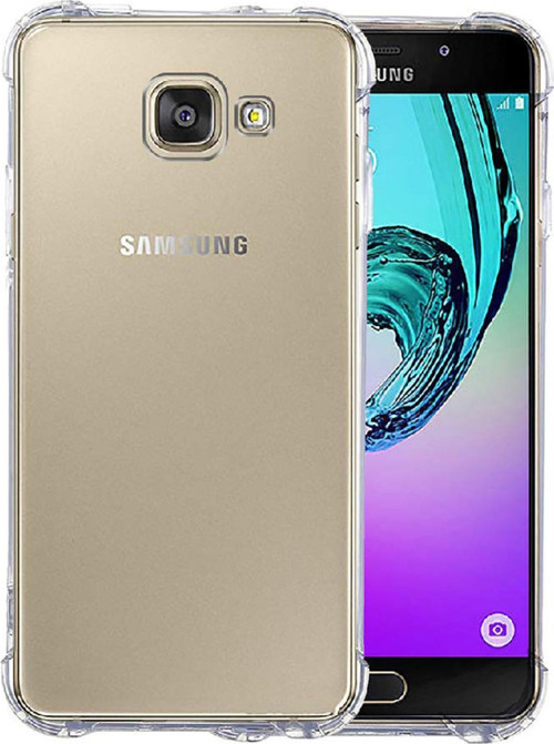 Samsung Galaxy A7 2016 ile Uyumlu Kapak Airbag Antishock Köşe Korumalı Şeffaf Silikon Kılıf
