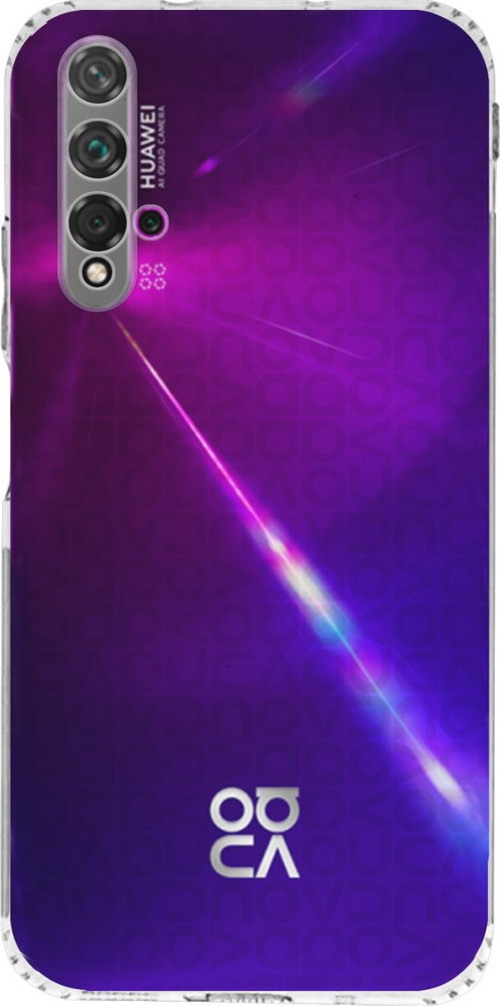 Huawei Honor Nova 5T ile Uyumlu Kapak Kamera Korumalı Tıpalı Silikon Şeffaf Kılıf