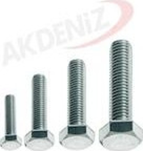 Dın933 M6 50 Mm Galv. Kaplamalı Cıvata 20 Adet