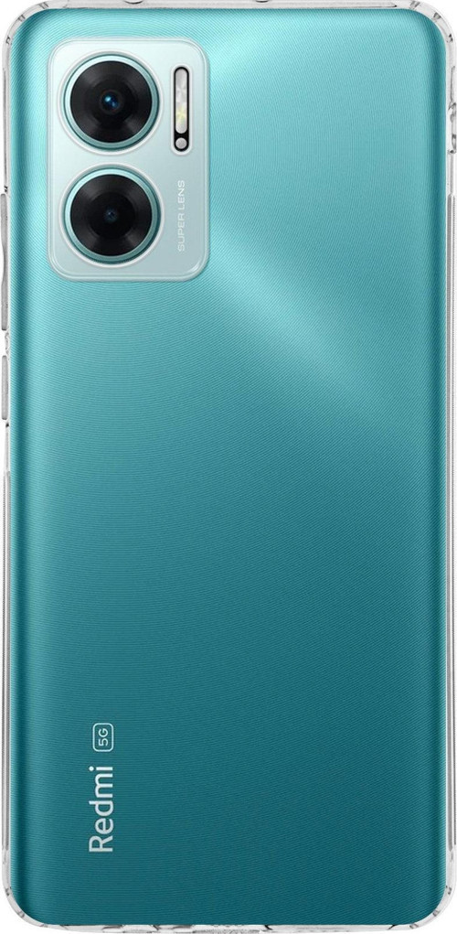 Xiaomi Redmi Note 11E ile Uyumlu Kapak Kamera Korumalı Şeffaf Silikon Kılıf