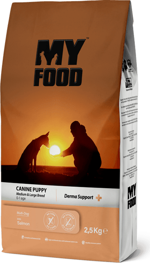 YAVRU KÖPEK ORTA VE BÜYÜK IRK MAMASI SOMONLU 2,5 KG