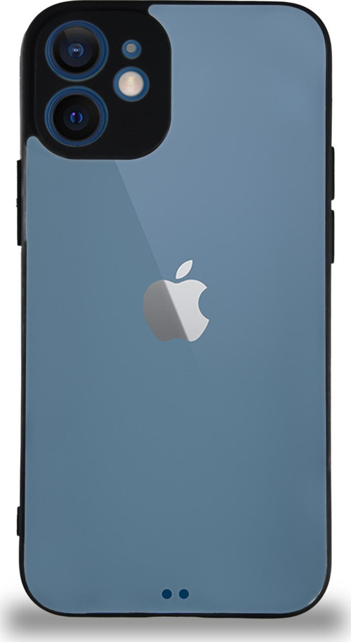 Apple iPhone 12 Kılıf Kamera Korumalı Ultra İnce Kapak - Siyah