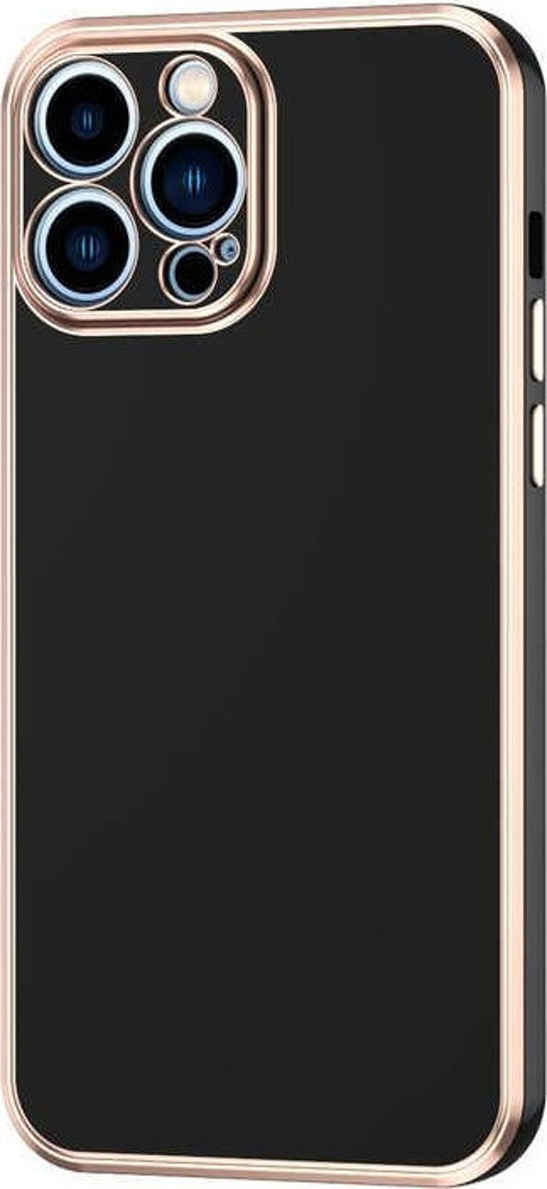 Apple iPhone 12 Pro Kapak Kamera Korumalı Lazer Kesim Lüx Silikon Kılıf - Siyah