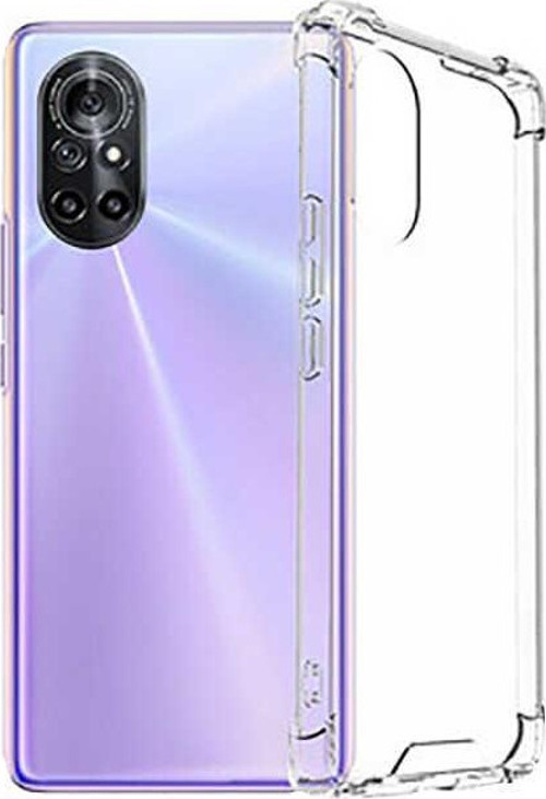Huawei Nove 9 SE Kapak Şeffaf Kamera ve Köşe Korumalı Silikon Kılıf
