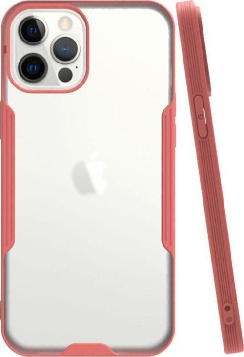 Apple iPhone 12 Pro Kılıf Kamera Korumalı Colorful Kapak - Pembe
