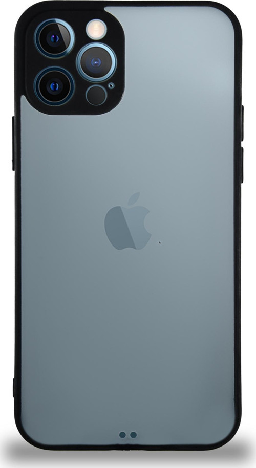 Apple iPhone 12 Pro Kılıf Kamera Korumalı Ultra İnce Kapak - Siyah