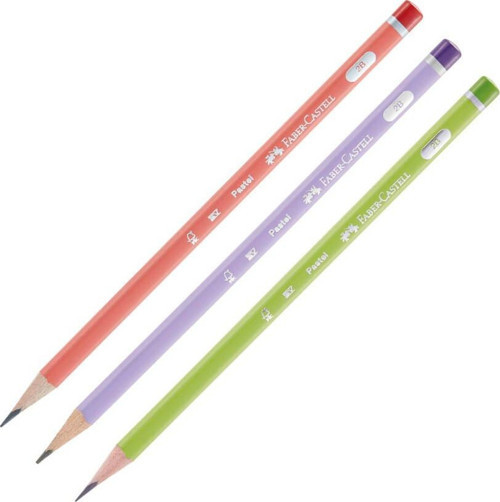 Kurşun Kalem Pastel Mercanlı Serisi 2B Üçgen Silgisiz 5244321605