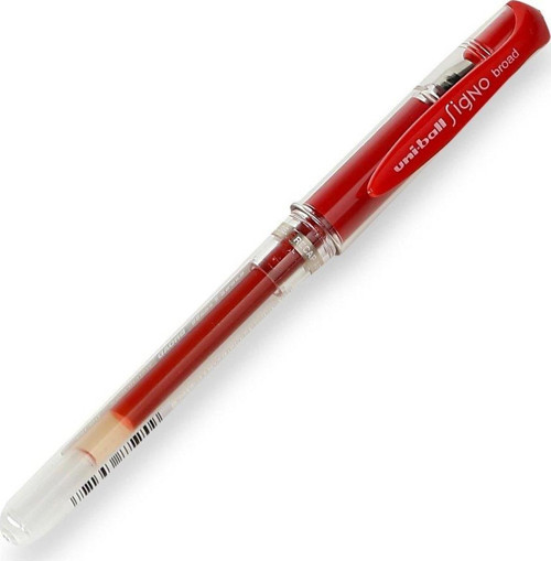 Ball UM-153 Signo Broad Kırmızı Roller İmza Kalemi (1,0mm)