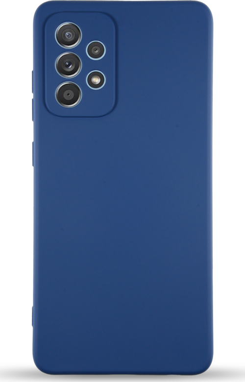 Samsung Galaxy A23 Kapak İçi Kadife Kamera Korumalı Lansman Silikon Kılıf - Lacivert
