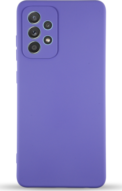 Samsung Galaxy A23 Kapak İçi Kadife Kamera Korumalı Lansman Silikon Kılıf - Mor