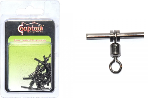5127 Tube T Fırdöndü 10'lu Paket Black Nikel 7