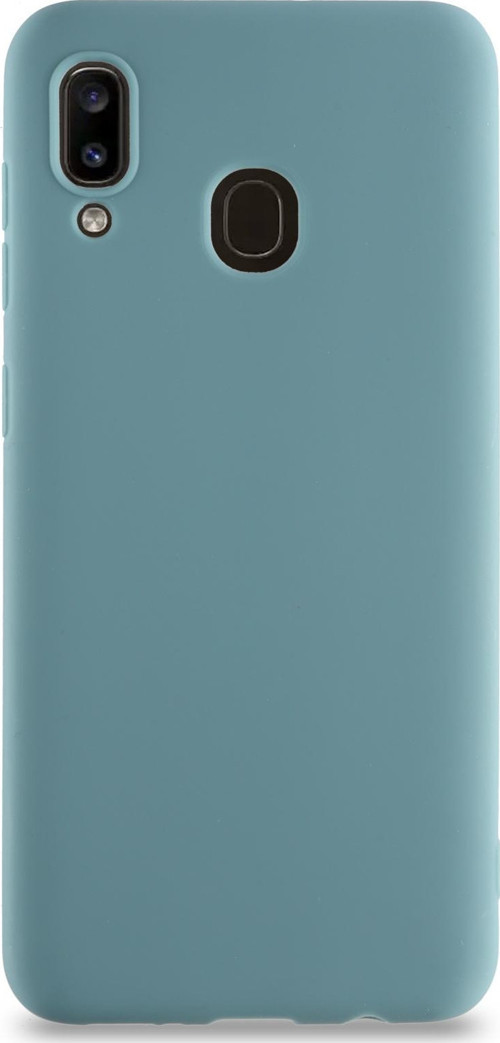 Samsung Galaxy A30 Kılıf Kamera Korumalı Premier Silikon Kapak - Petrol Mavisi