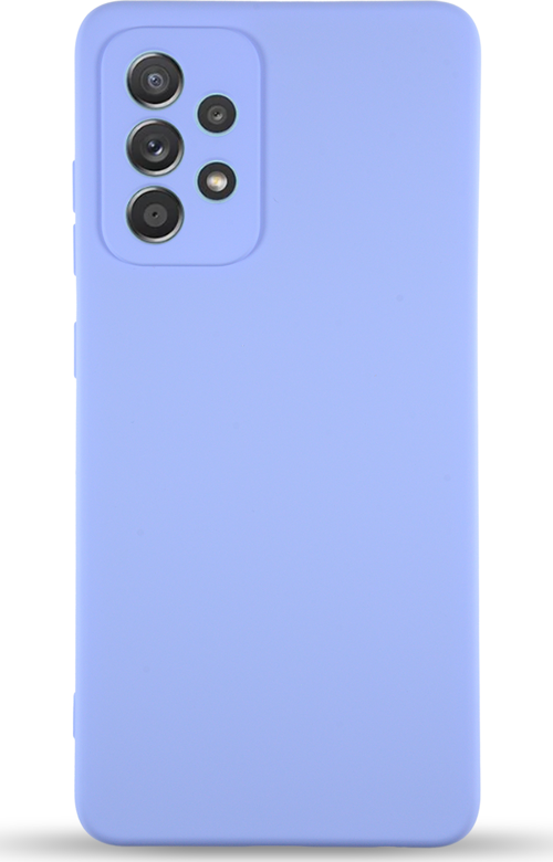 Samsung Galaxy A53 5G Kapak İçi Kadife Kamera Korumalı Lansman Silikon Kılıf - Lila