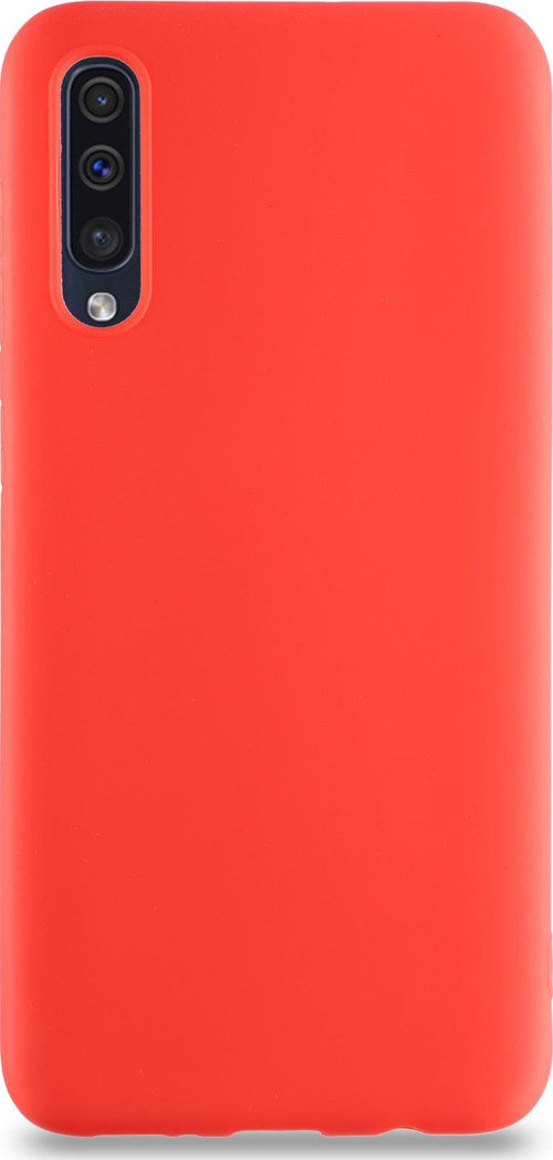 Samsung Galaxy A30S Kılıf Kamera Korumalı Premier Silikon Kapak - Kırmızı