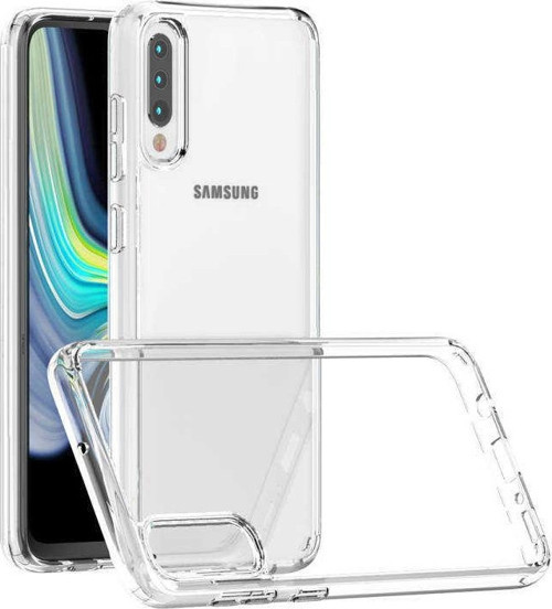 Samsung Galaxy A50 Kapak Sert Silikon Şeffaf Kılıf