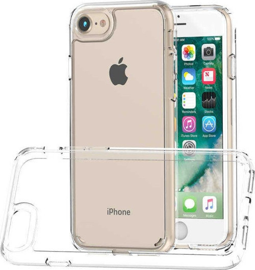 Apple iPhone 7 Kapak Sert Silikon Şeffaf Kılıf