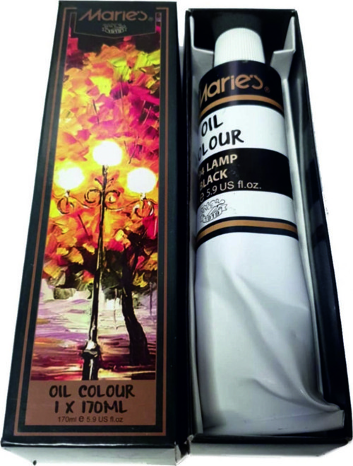 Yağlı Boya Siyah 170 Ml