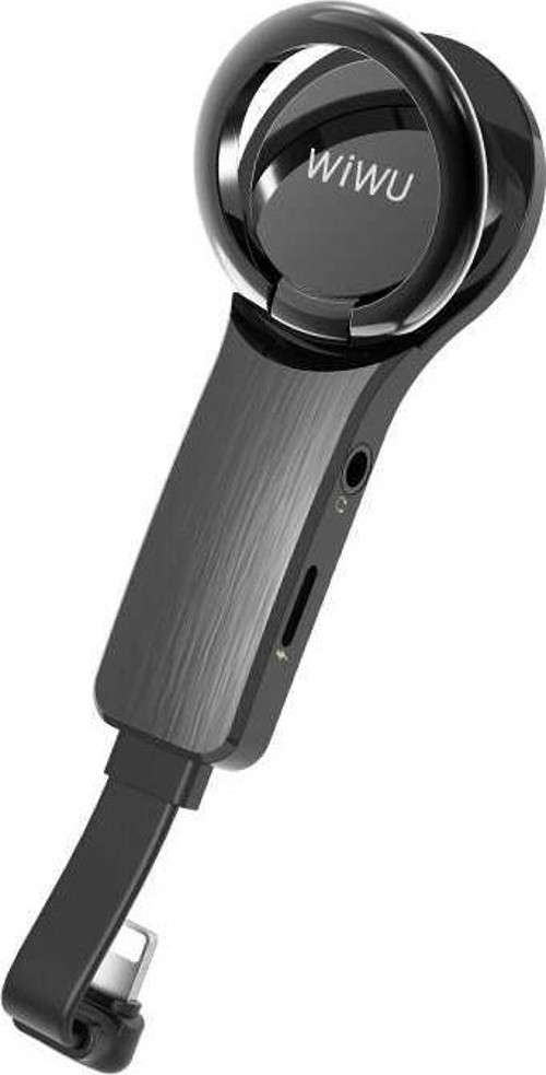 LT05 Lightning 3.5 mm Aux Kulaklık ve Şarj Dönüştürücü L Tasarım Ses Adaptörü