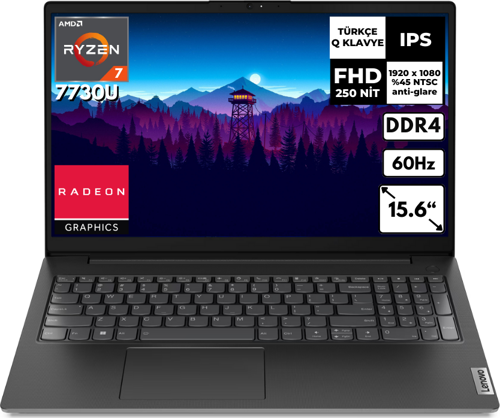 V15 G4 Ryzen 7-7730U 16 GB 1 TBSSD 15.6″ FHD FreeDos Notebook 82YY0013TR BT10