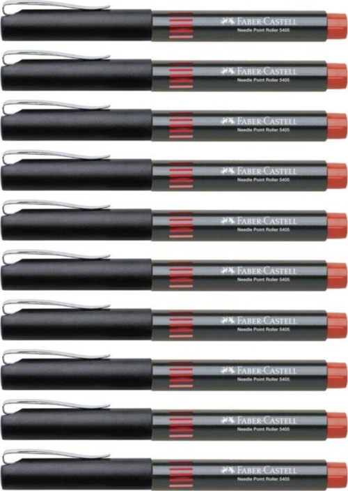 5405 Iğne Uçlu Roller Kalem 0.5 Mm Kırmızı 10 Adet