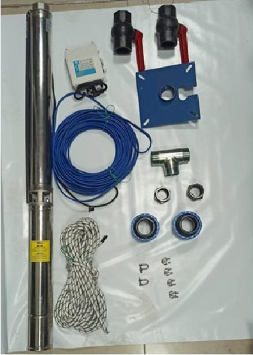 Impo Sk 415/08 3HP Krom Başlıklı 15 MT Yassı Kablolu ve Panolu 30 mt Halatlı Çift Vanalı Akıtma Başlıklı Monofaze Takım