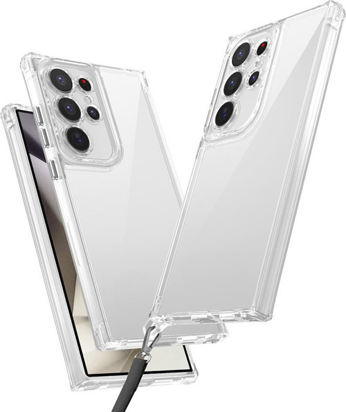 Samsung Galaxy S24 Ultra Kılıf Airbagli Takılabilir Askı Aparatlı Zore Snap Silikon Kapak
