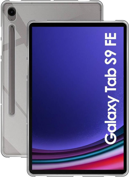 Samsung Galaxy Tab S9 FE SM-X510 Kılıf Şeffaf Yumuşak Süper Lüx Esnek Renksiz Silikon Kapak