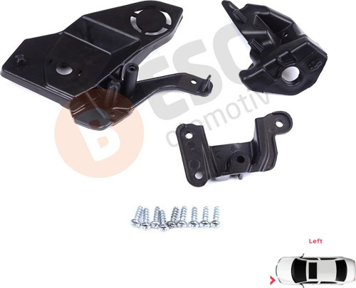 Peugeot 208 e-208 MK2 P21 2008 e-2008 MK2 P24 2019-On 1656169580 İçin Sol Ön Far Ayak Tamir Seti