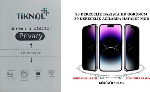 İnfinix NOTE 7 LİTE - Tiknal Esnek Hayalet MAT Nano Ekran Koruyucu