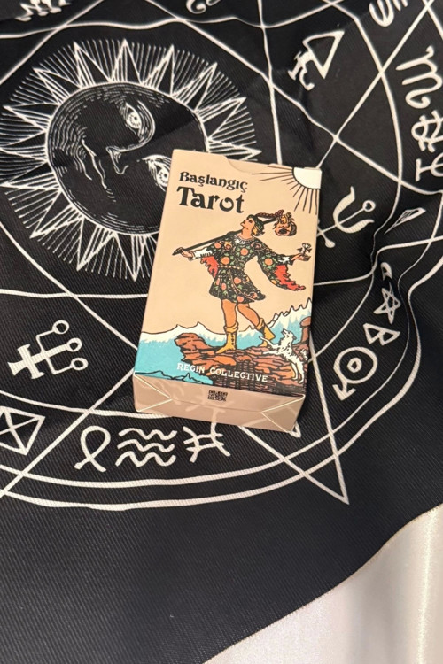 Tarot Orjinal Tarot Kart Regin Collegtive Başlangıç Tarot Destesi Ve Kitabı Örtüsü Kadife Keseli