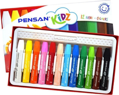 Pastel Boya 12 Li Karton Kutu 1 Adet 12 Renk Pastel Boya 1 Adet