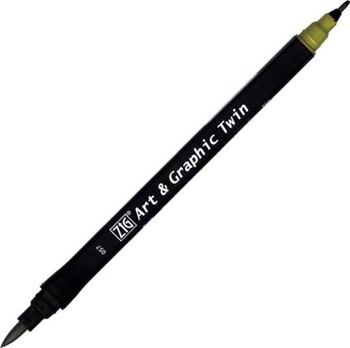 ZIG ART-GRAPHIC TWIN TUT-80 057 OLIVE GREEN - (6 Adet)