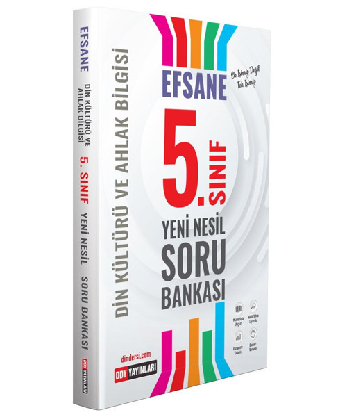 Ddy Yayınları 5.Sınıf Din Kültürü ve Ahlak Bilgisi Efsane Yeni Nesil Soru Bankası