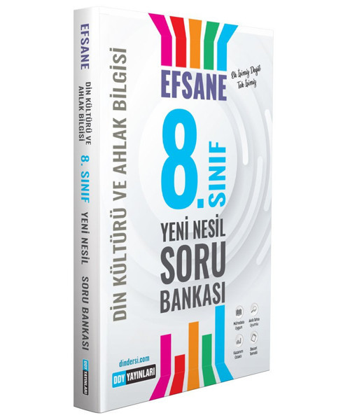 Ddy Yayınları 8.Sınıf Din Kültürü ve Ahlak Bilgisi Efsane Yeni Nesil Soru Bankası