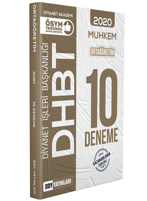 Ddy Yayınları DHBT 2 MUHKEM SERİSİ Ortaöğretim Tamamı Çözümlü 10 Deneme