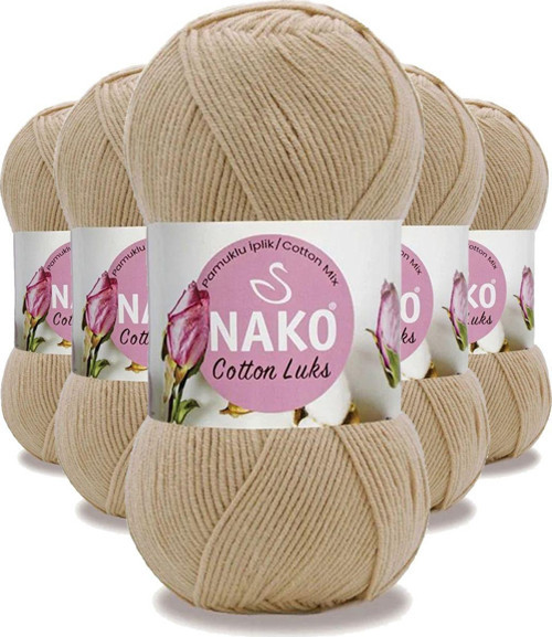 5 Adet Cotton Lüks Yelek Tunik Kazak Bluz Hırka İpi Yünü Camel 97582