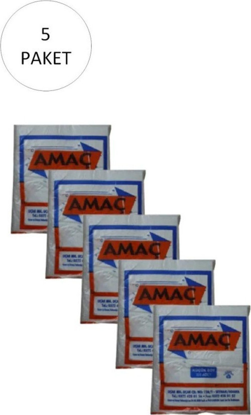 Şeffaf Hışır Atlet Poşet Küçük Boy 25X42 Cm 650 Gr (5 Paket-Takriben 1,500 Adet)