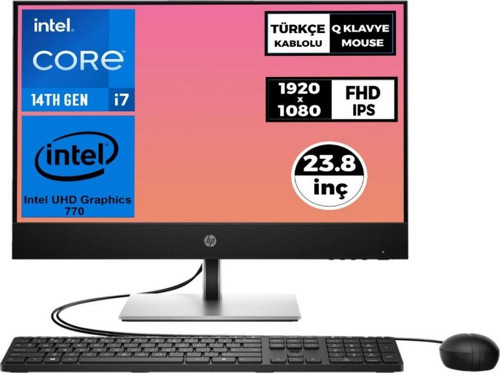 ProOne 440 G9 i7-14700T 32GB 8TB SSD 23.8" FHD Freedos All In One Bilgisayar 9H6X8ET 12