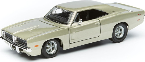 1/25 1969 Dodge Charger R/T Model Araba Gümüş