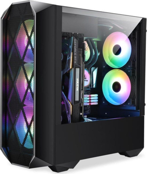 Orkinos Mesh Panel Dikey Ekran Kartı Takılabilen 4 Rgb Fanlı Kasa
