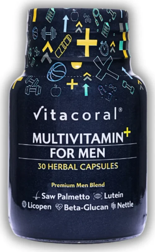 Multivitamin For Men 30'lu Bitkisel Kapsül - Vitaminler Ve Mineraller Içeren Besin Takviyesi